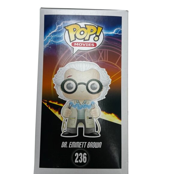 Dr. Emmett Brown 236 POP from Back to the Future Released 2015 LOOT CRATE - Picture 3 of 6